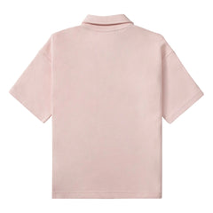 Lacoste - Polo de algodón orgánico con logo de ajuste holgado | Rosa Claro