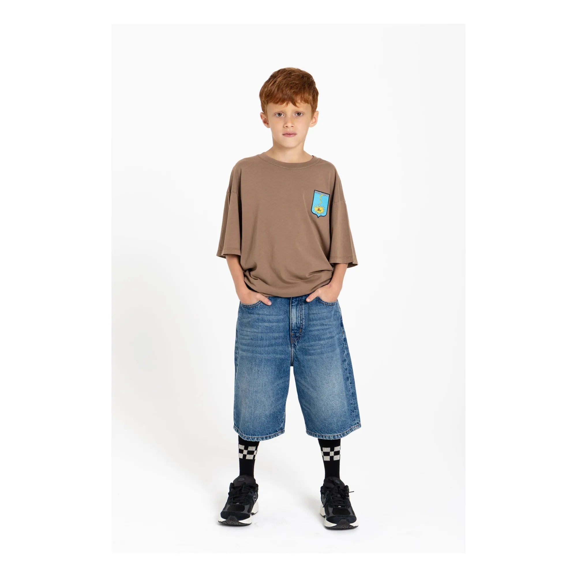 Pan comido - Calcetines Owen Cuadrados | Negro