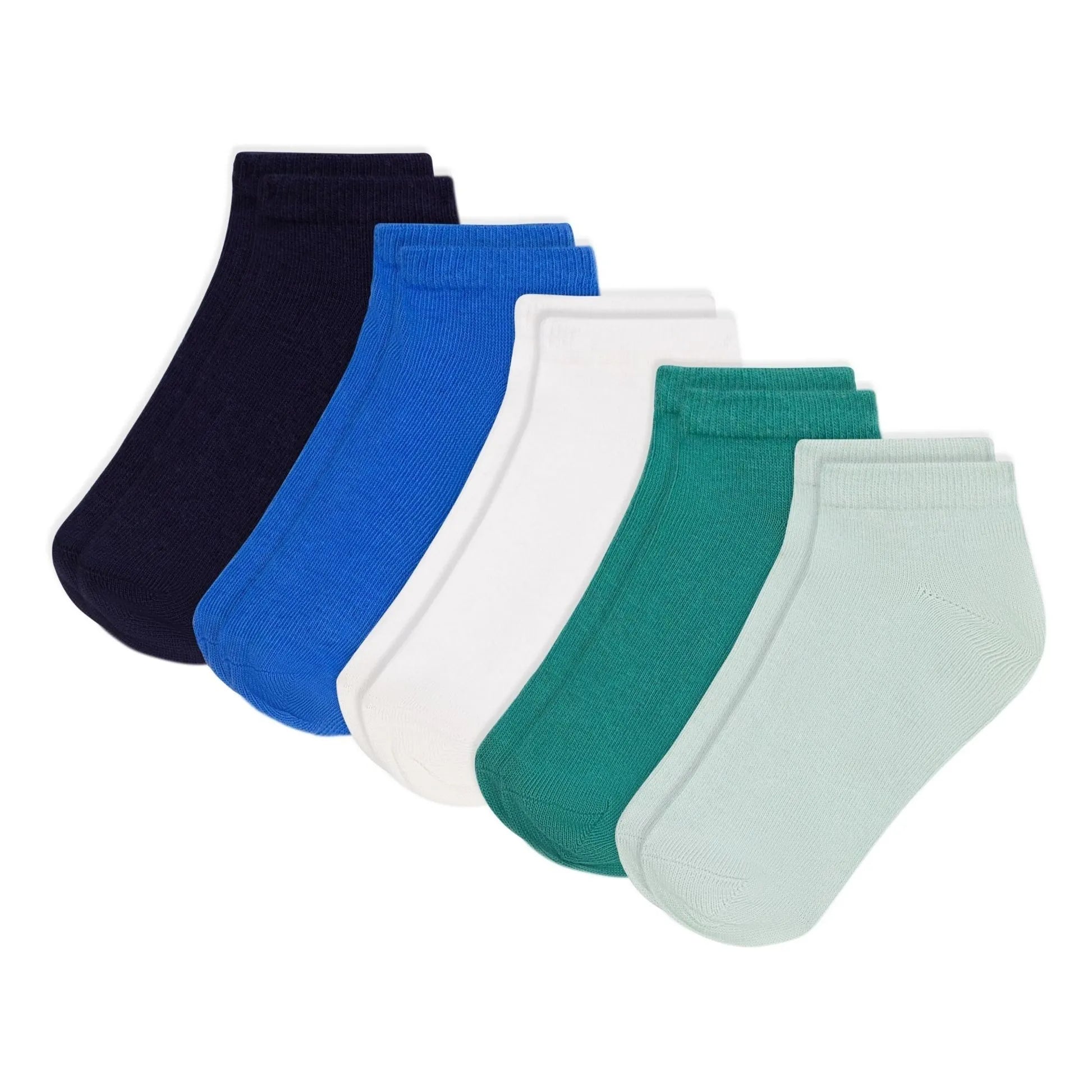 Petit Bateau - 5 pares de calcetines cortos | Verde
