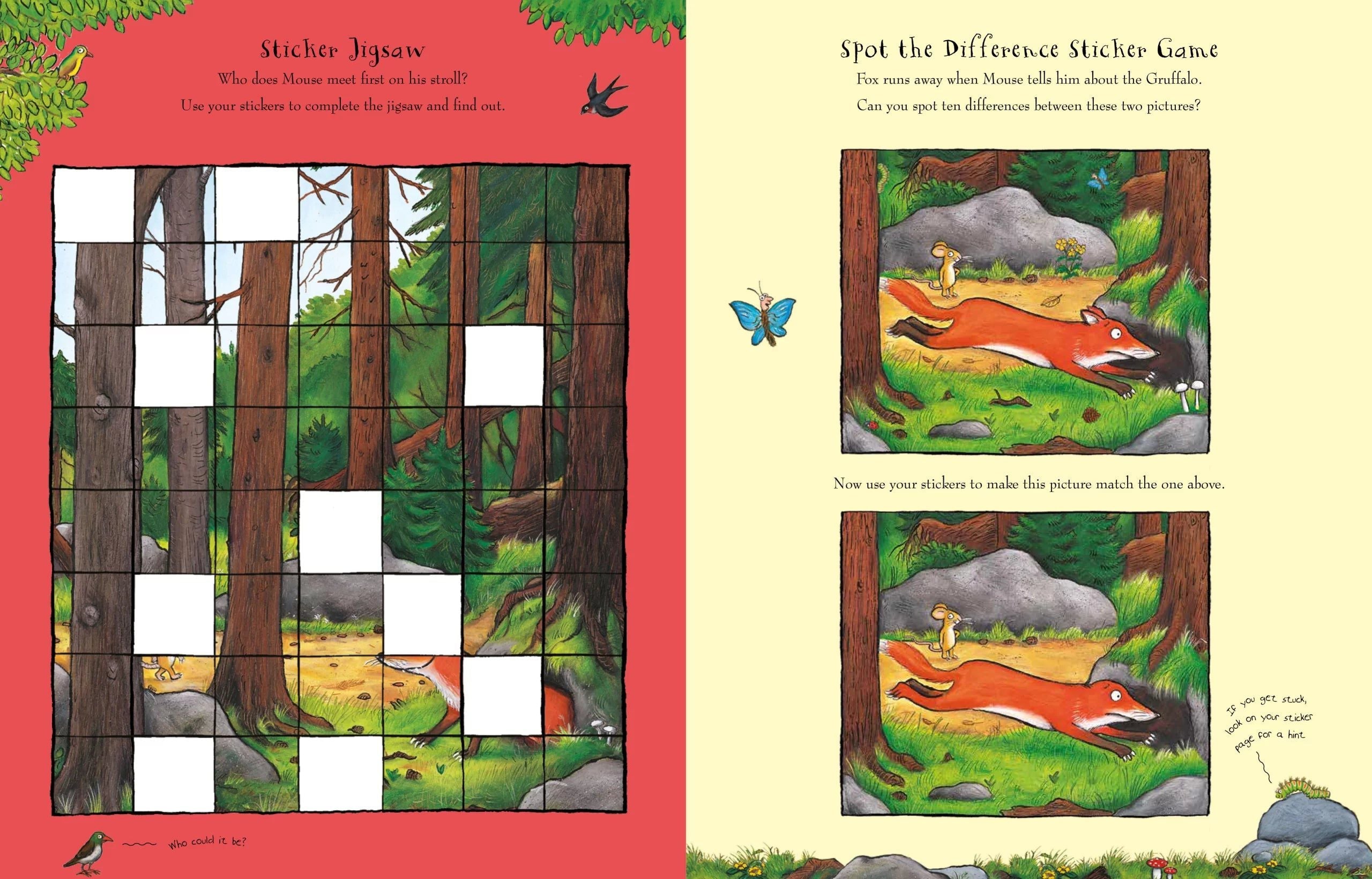 Pan Macmillan - Libro de pegatinas y actividades de Gruffalo