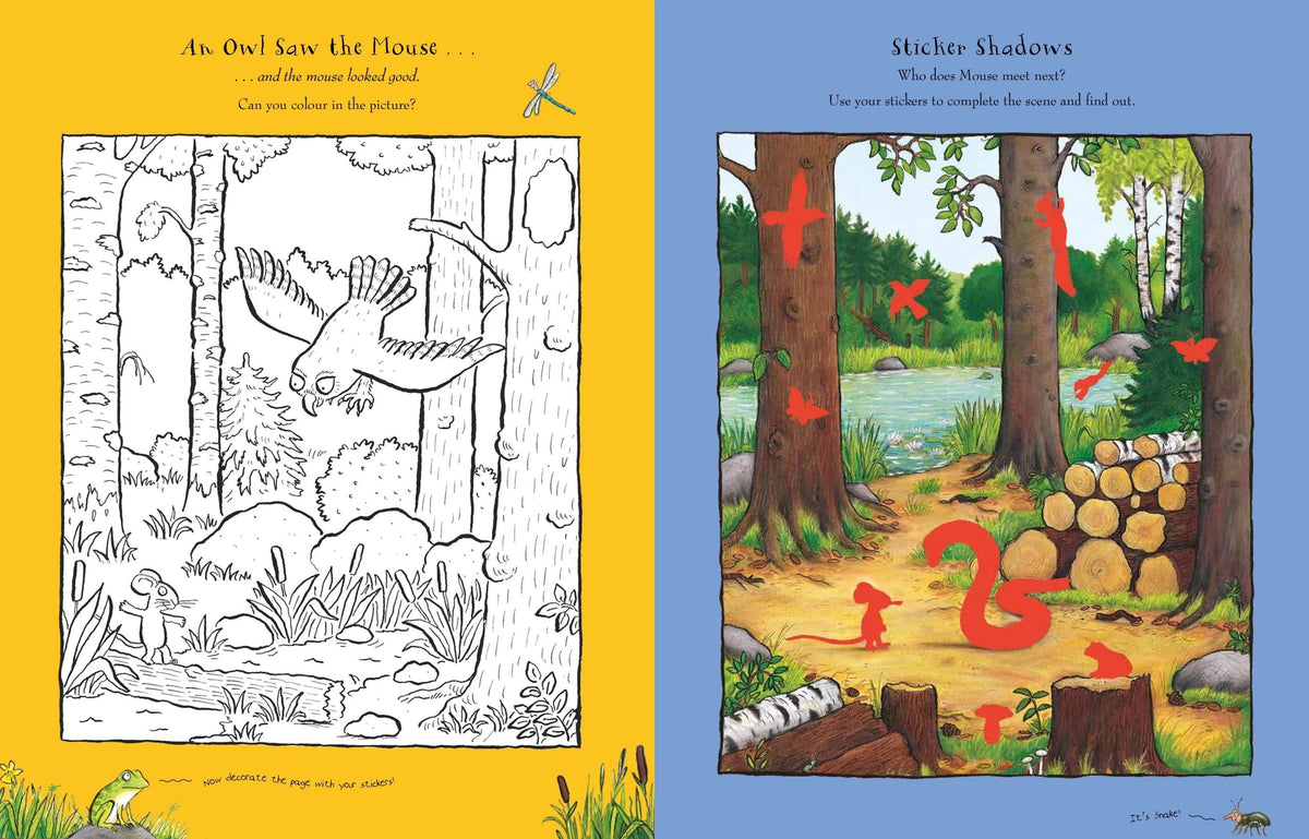 Pan Macmillan - Libro de pegatinas y actividades de Gruffalo