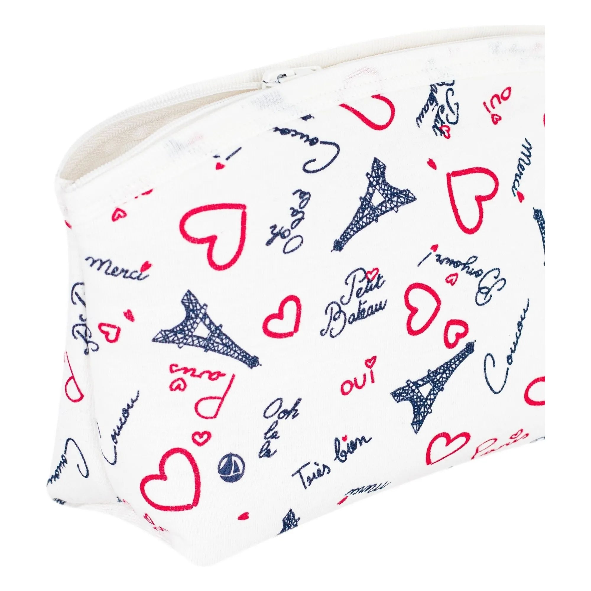 Petit Bateau - Paris Estuche de Algodón Orgánico | Blanco