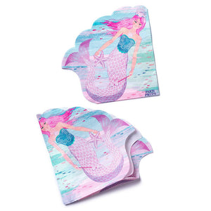Party Pieces - Servilletas de fiesta sirenita de 16 unidades