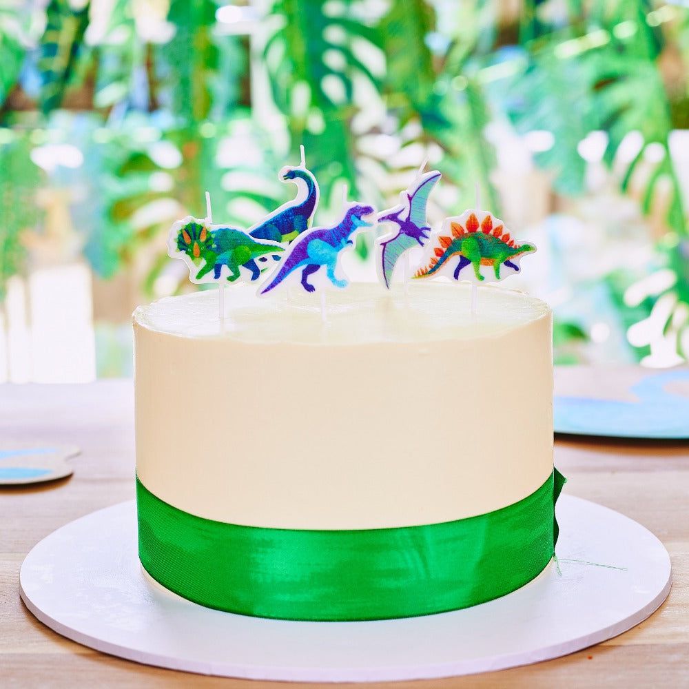 Party Pieces - Velas de fiesta de Dino el explorador (paquete de 5)