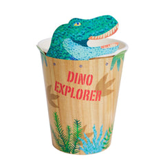 Party Pieces - Vasos de cartón de 8 unidades de Dino el Explorador