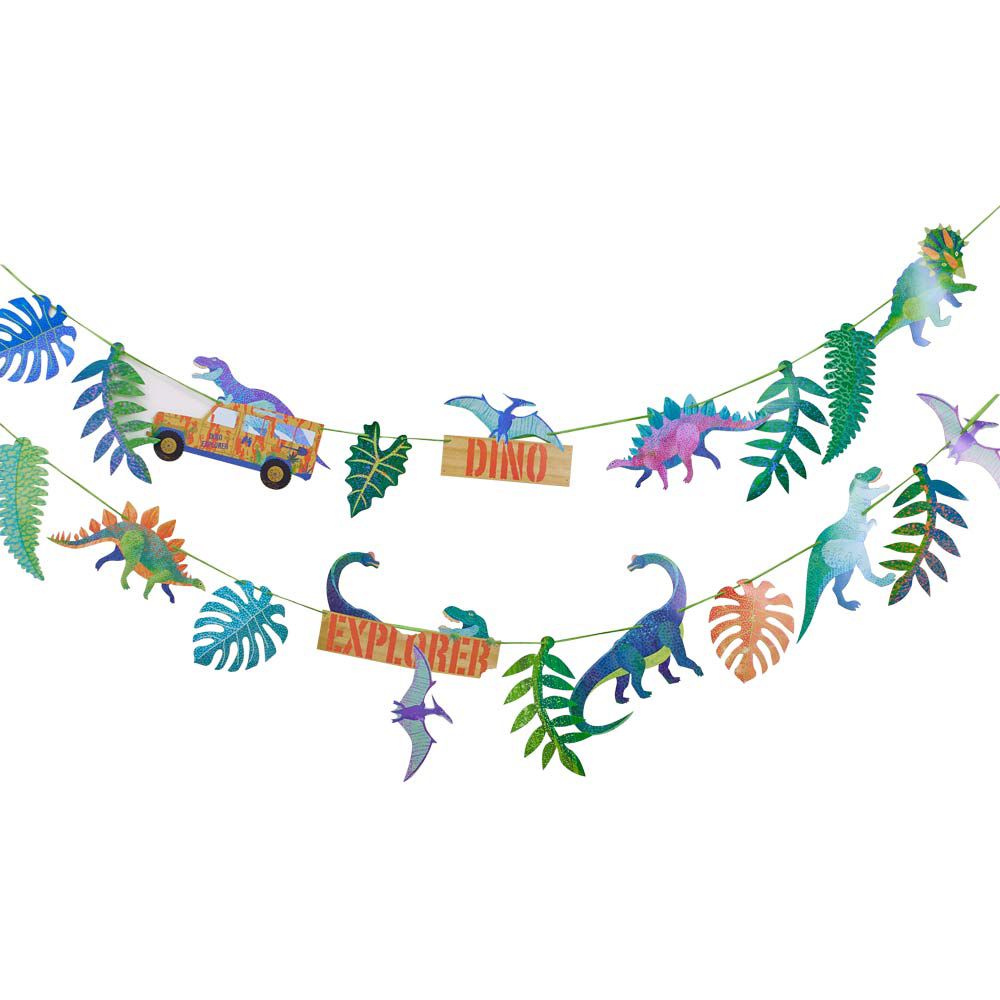 Party Pieces - Adornos Colgantes de Dinosaurios Exploradores