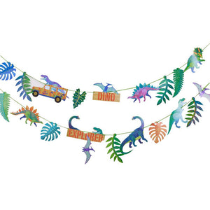 Party Pieces - Adornos Colgantes de Dinosaurios Exploradores