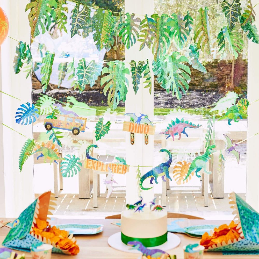 Party Pieces - Adornos Colgantes de Dinosaurios Exploradores