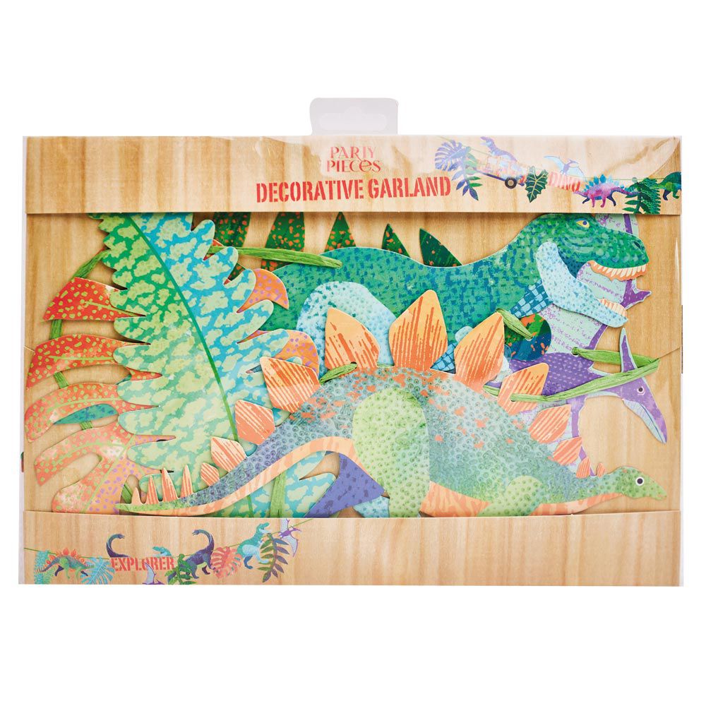 Party Pieces - Adornos Colgantes de Dinosaurios Exploradores