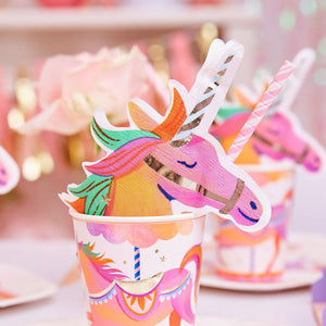 Party Pieces - Servilletas de fiesta unicornio, paquete de 16 unidades
