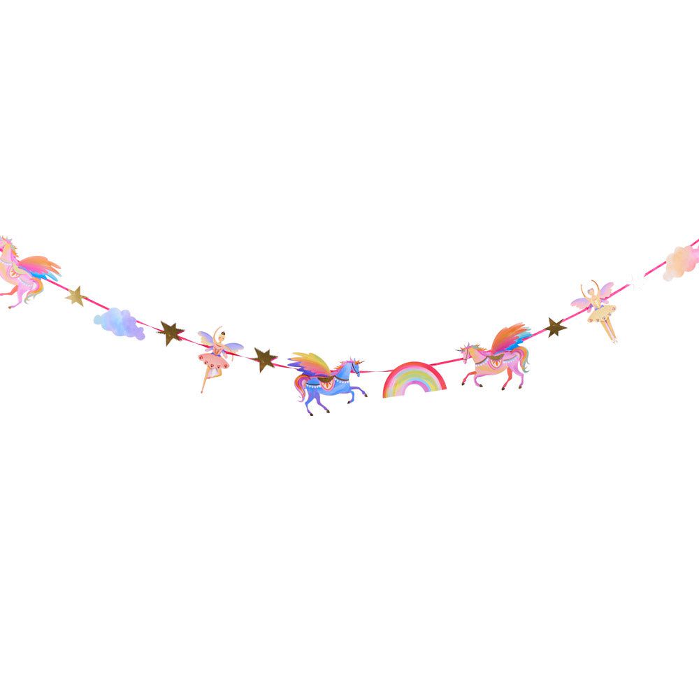 Party Pieces - Guirnalda Colgante Unicornio de 3 metros