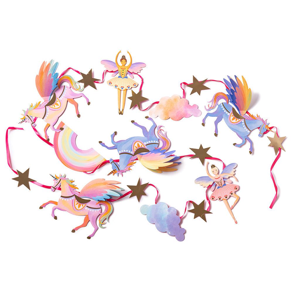Party Pieces - Guirnalda Colgante Unicornio de 3 metros