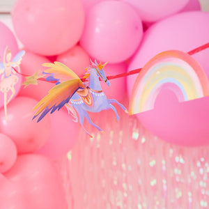 Party Pieces - Guirnalda Colgante Unicornio de 3 metros