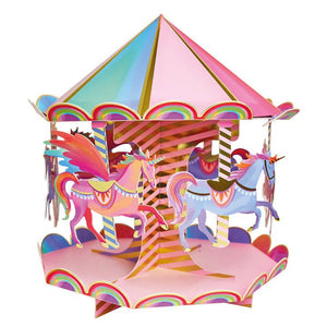 Party Pieces - Soporte para golosinas de unicornio carrusel