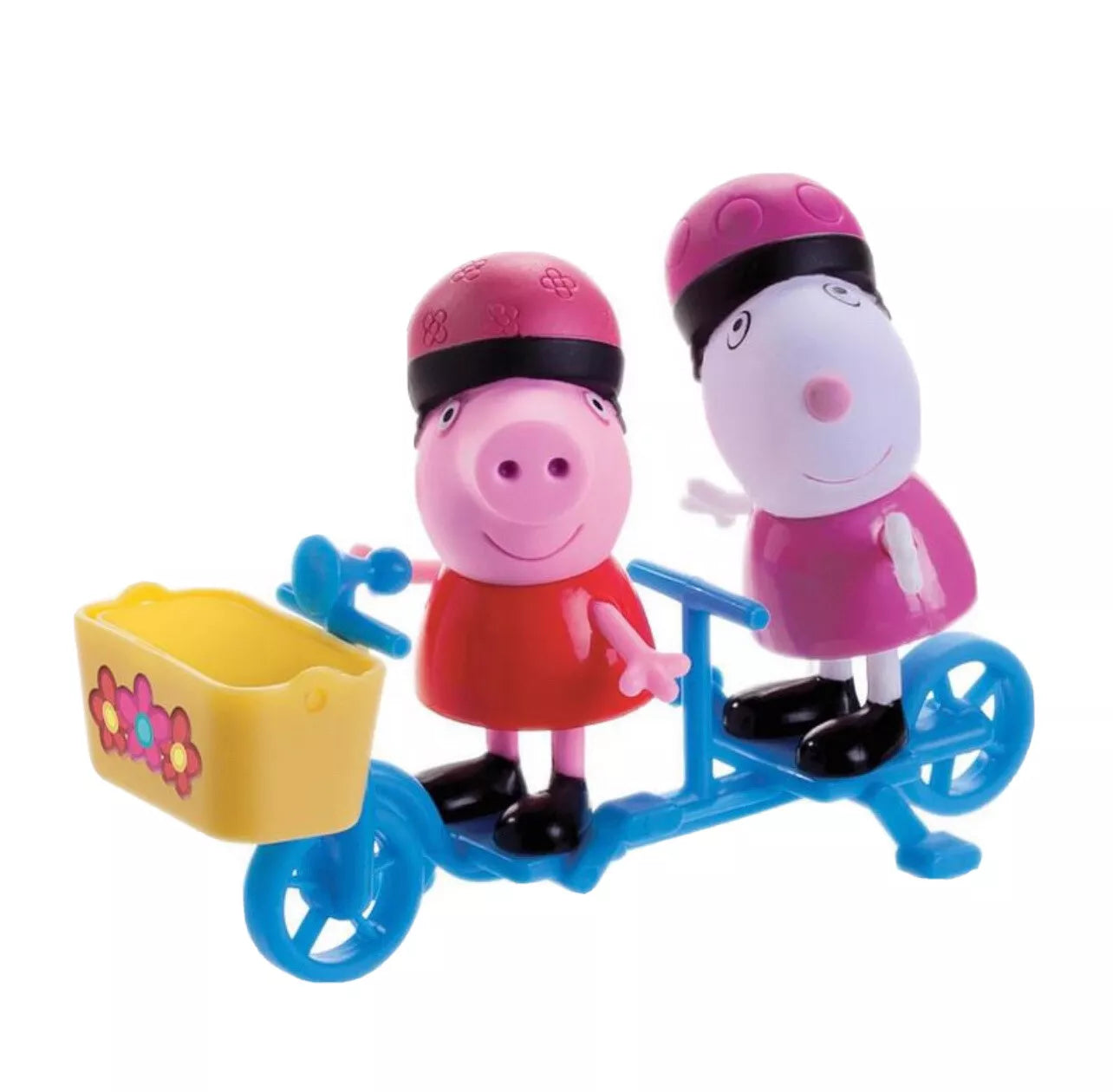 Peppa Pig - Set de juego con figuras Paseo en Bicicleta con un amigo