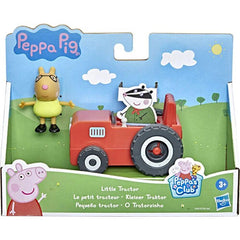 Peppa Pig - Figura Individual y Vehículo Mini Tractor, Set de Juguetes