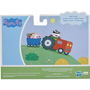 Peppa Pig - Figura Individual y Vehículo Mini Tractor, Set de Juguetes