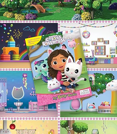 Phidal - Libro de actividades e historias en inglés de La Casa de Muñecas de Gabby