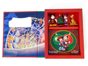 Phidal - Libro de actividades e historias en inglés de Mickey y sus amigos: ¡Diversión navideña! con figuras de juguete