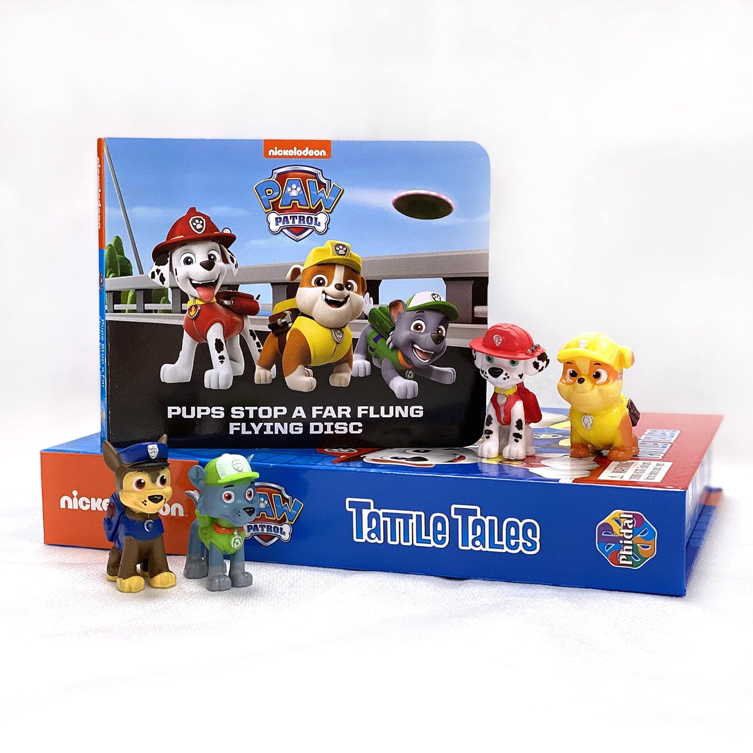 Phidal - Paw Patrol: Cuentos hablados con figura, libro de actividades e historia en inglés