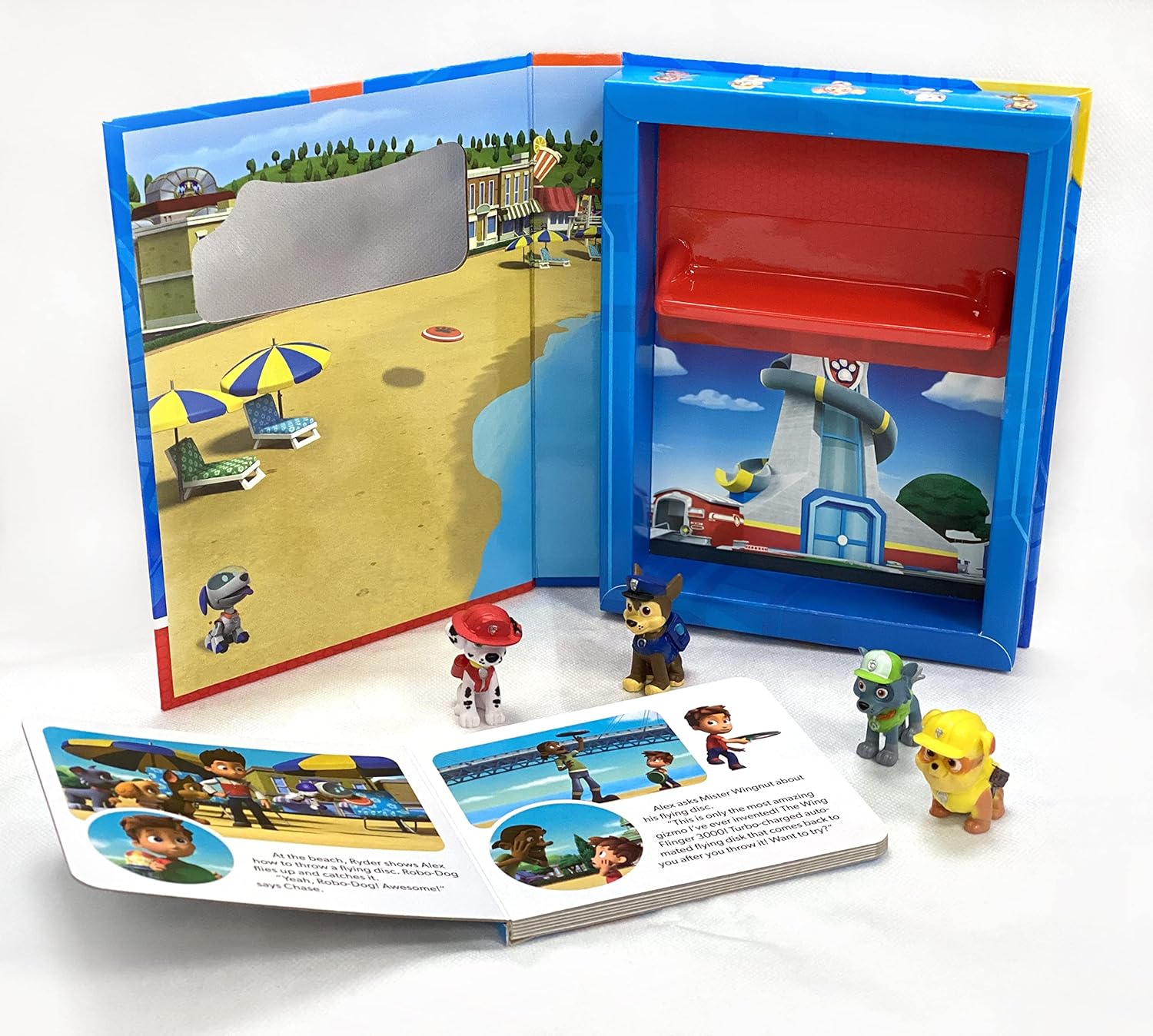 Phidal - Paw Patrol: Cuentos hablados con figura, libro de actividades e historia en inglés