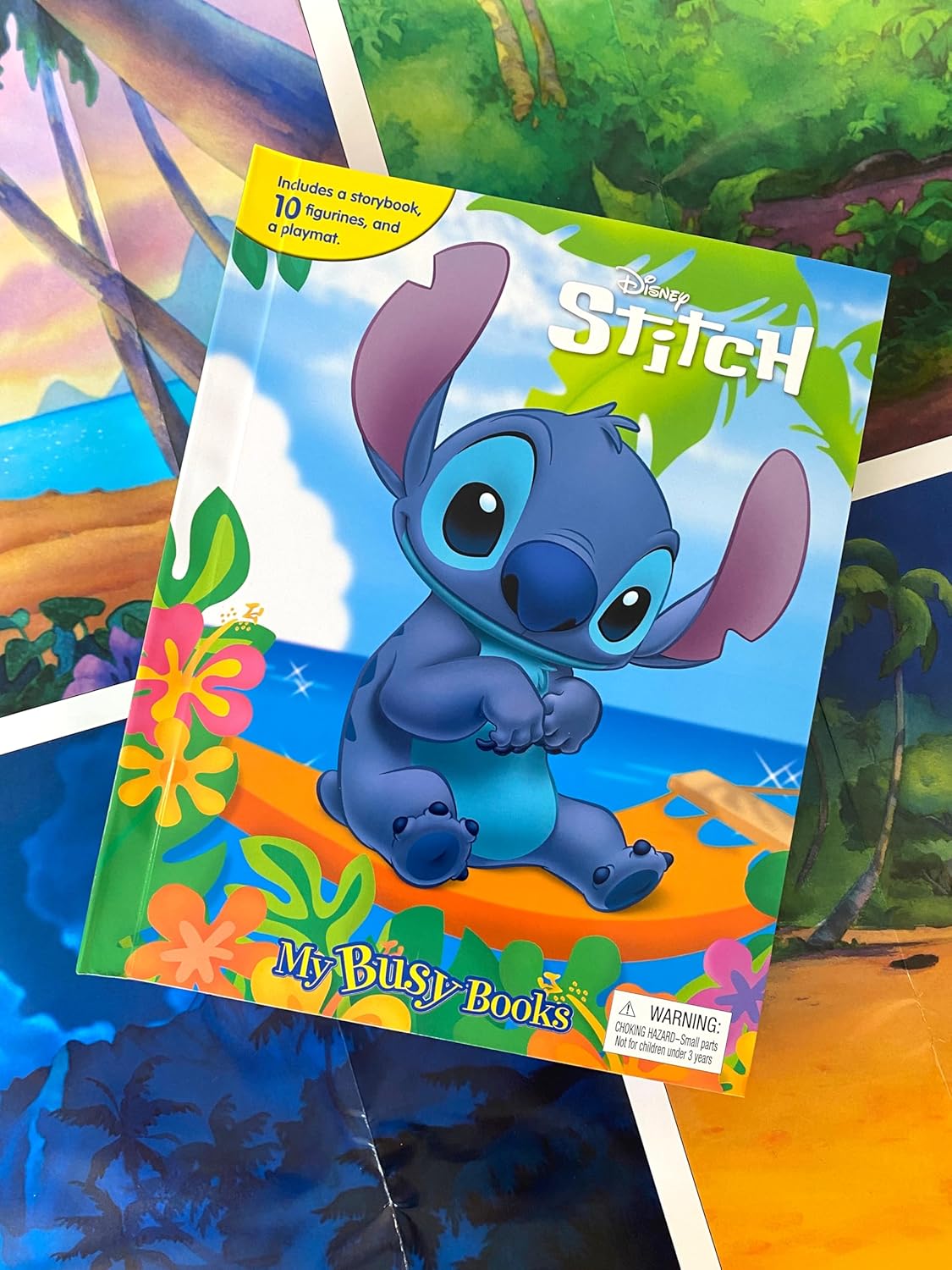Phidal - Libro de actividades y cuentos en inglés con figura de Stitch