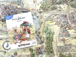 Phidal - Libro de actividades e historias en inglés con figura de Peter Rabbit