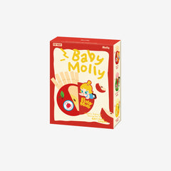 Pop Mart - Serie Original Baby Molly Sabor a Fruta, Set de Cajas Ciegas de Almacenamiento con Cierre Magnético