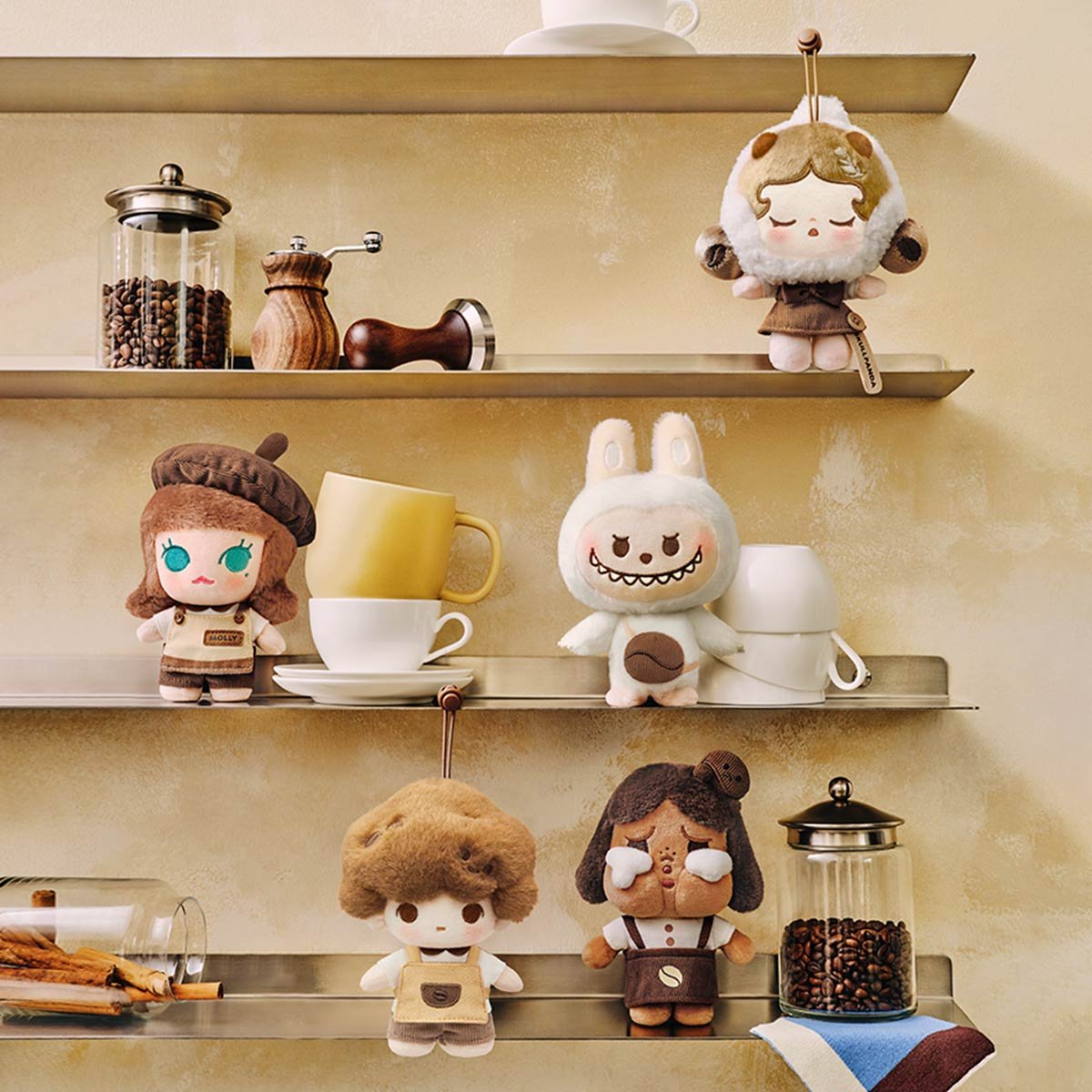 Pop Mart - Peluche sorpresa de Bean Coffee Factory, paquete ciego