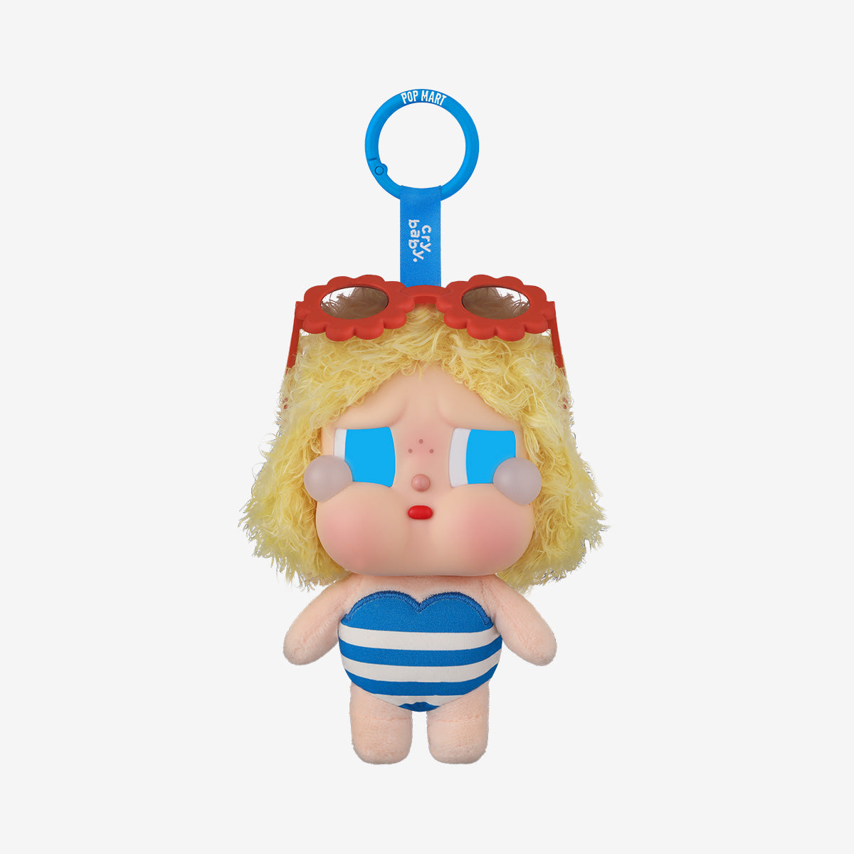 Pop Mart - Crybaby Vacation Mode On Serie Original de Vinilo y Peluche, Muñeca, Paquete Sorpresa Ciego