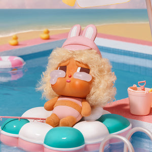 Pop Mart - Crybaby Vacation Mode On Serie Original de Vinilo y Peluche, Muñeca, Paquete Sorpresa Ciego