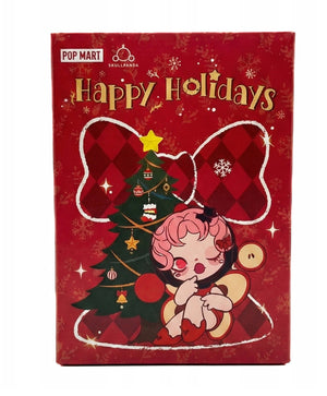 Pop Mart - Adorno de árbol original Skullpanda Happy Holidays