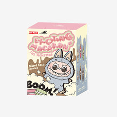 Pop Mart - Labubu THE MONSTERS original: Muñeca de peluche de vinilo Macaron emocionante, paquete ciego sorpresa