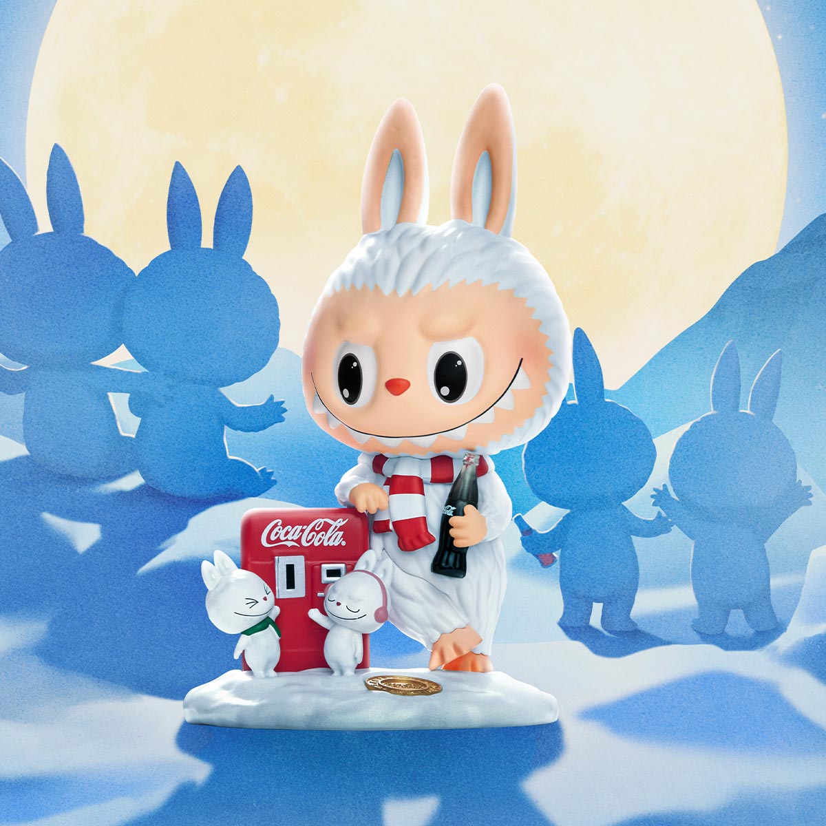 Pop Mart - Caja Ciega de la Serie The Monster Coca Cola Original - Figura