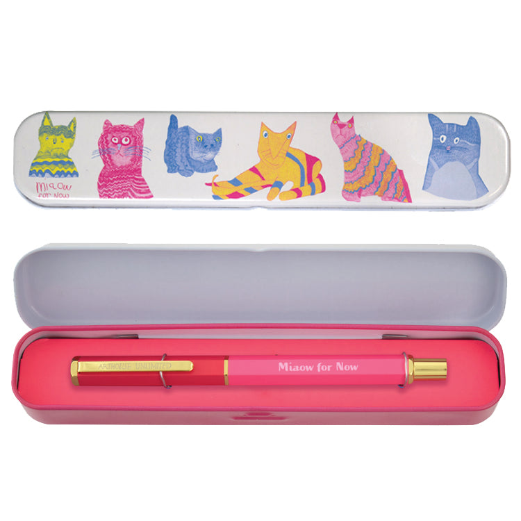 Portico Designs - Arthouse Unlimited Bolígrafo Miaow en caja