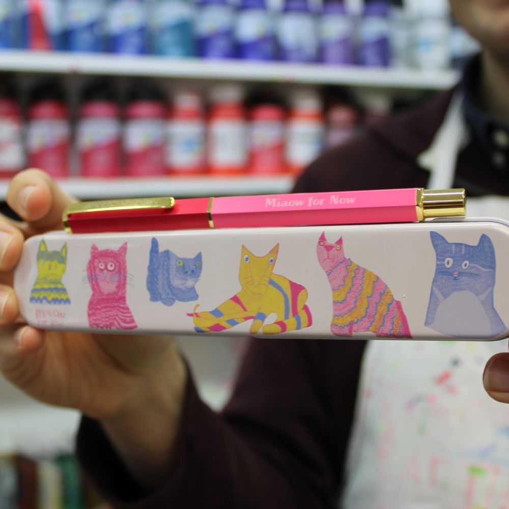 Portico Designs - Arthouse Unlimited Bolígrafo Miaow en caja