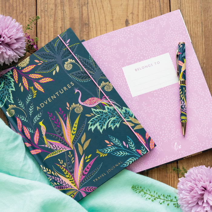 Portico Designs - Sara Miller: Paraíso Botánico Diario de Viaje A5