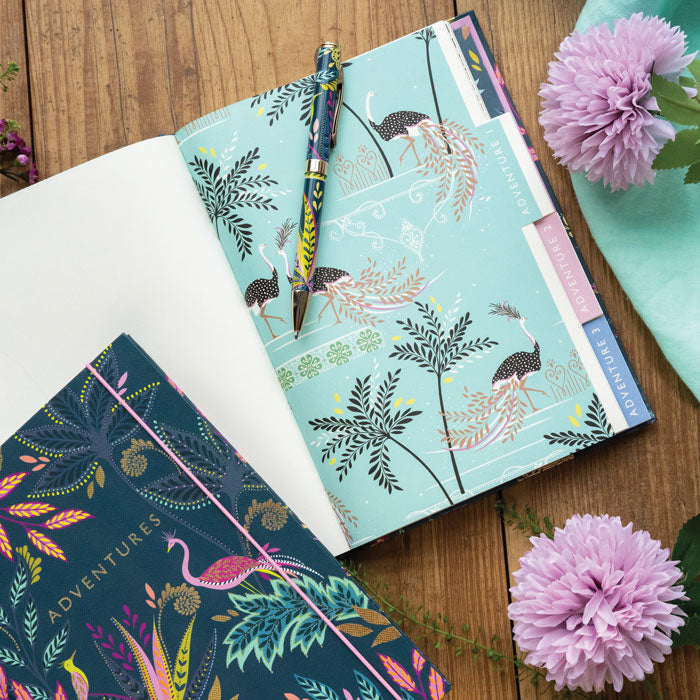 Portico Designs - Sara Miller: Paraíso Botánico Diario de Viaje A5