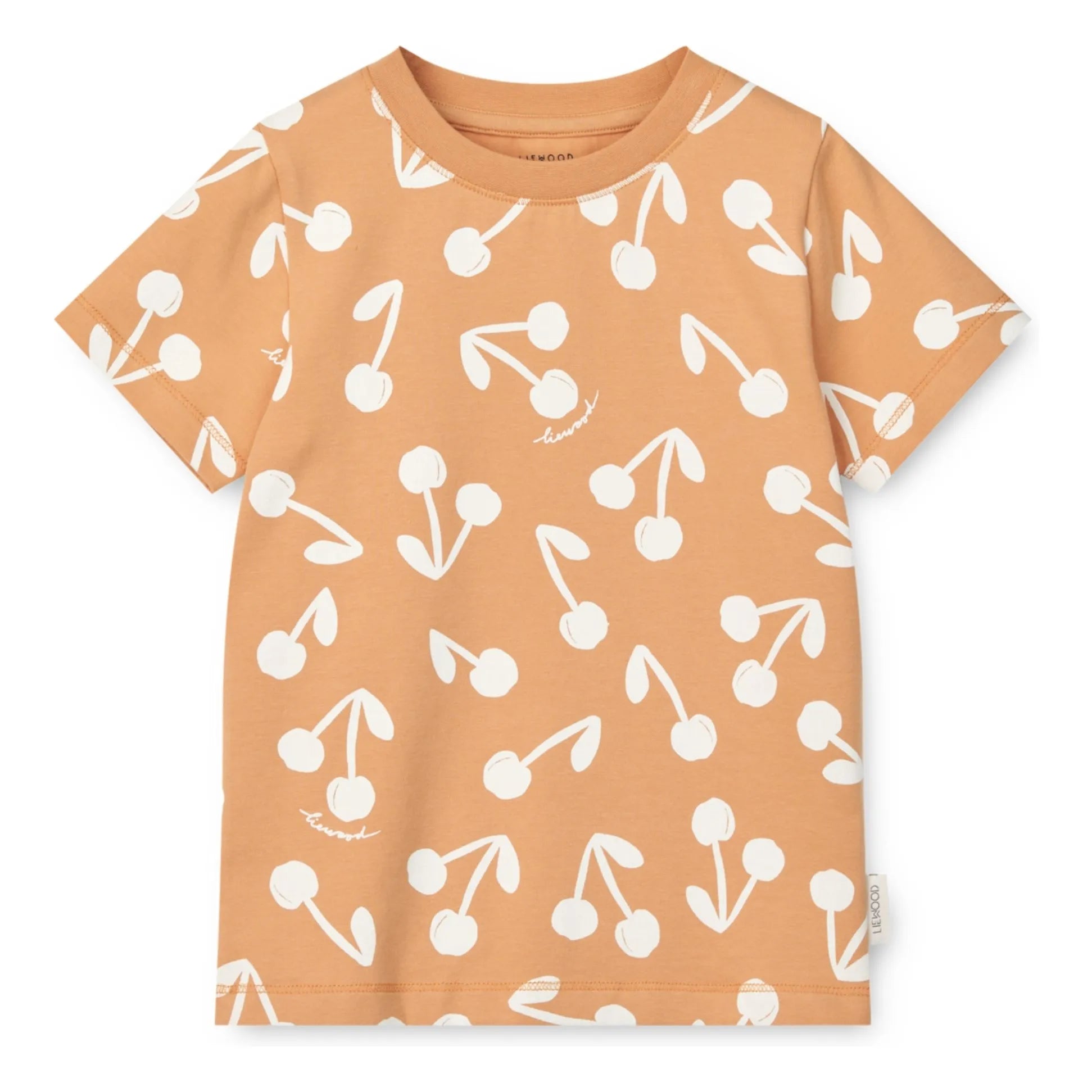 Liewood - Pijama corto Ilford Cereza Algodón orgánico | Albaricoque