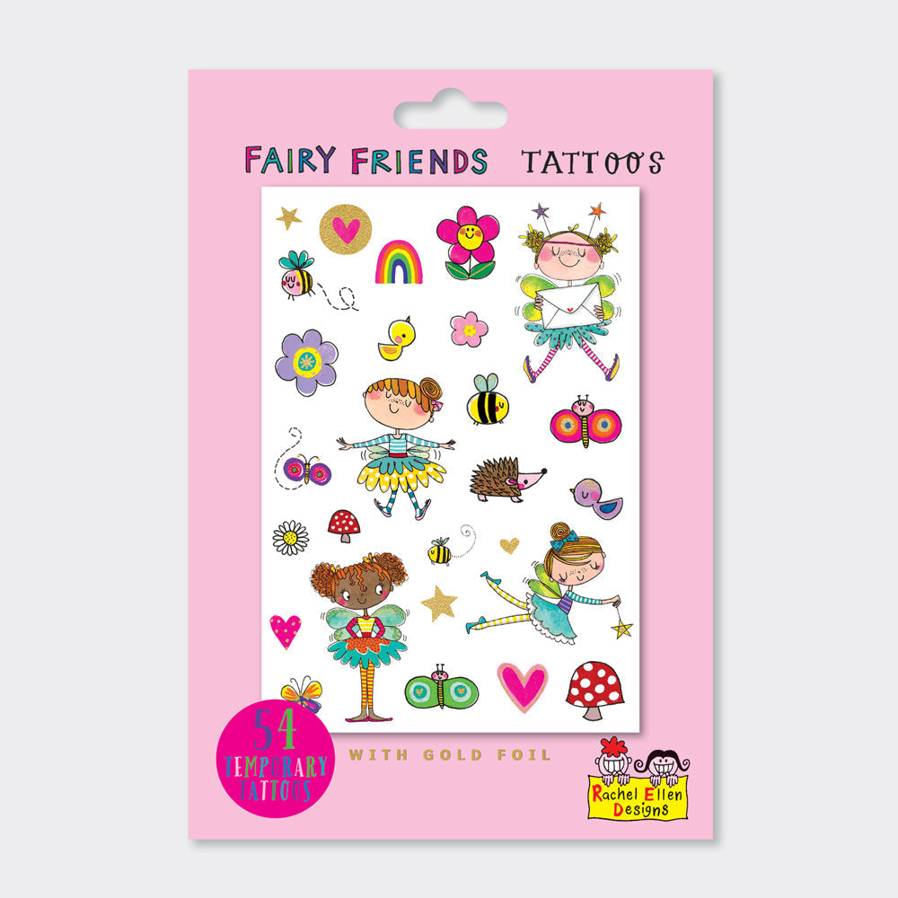 Rachel Ellen - Tatuajes temporales infantiles Fairy Friends