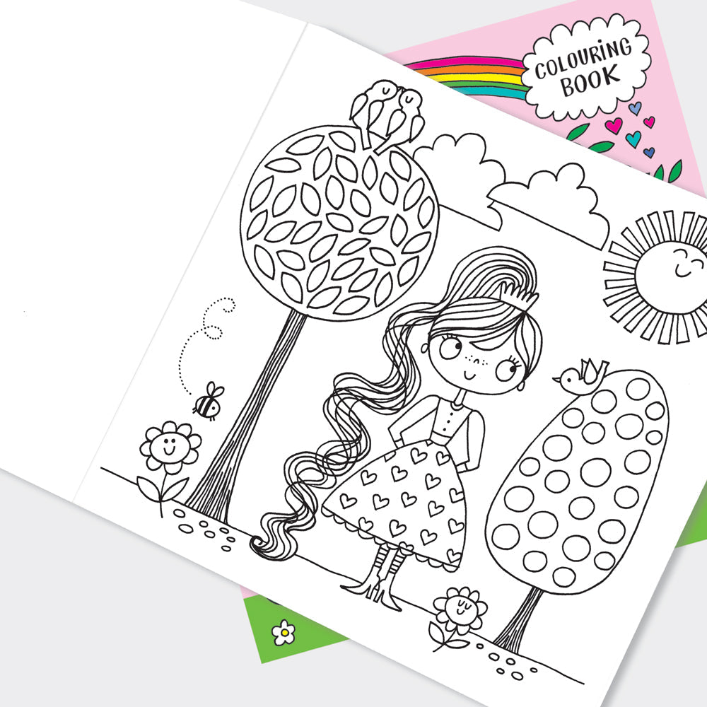 Rachel Ellen - Libro para colorear Princesa de Cuento de Hadas