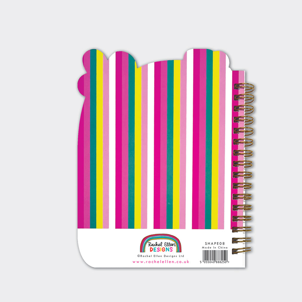 Rachel Ellen - Cuaderno de espiral con forma de flamenco