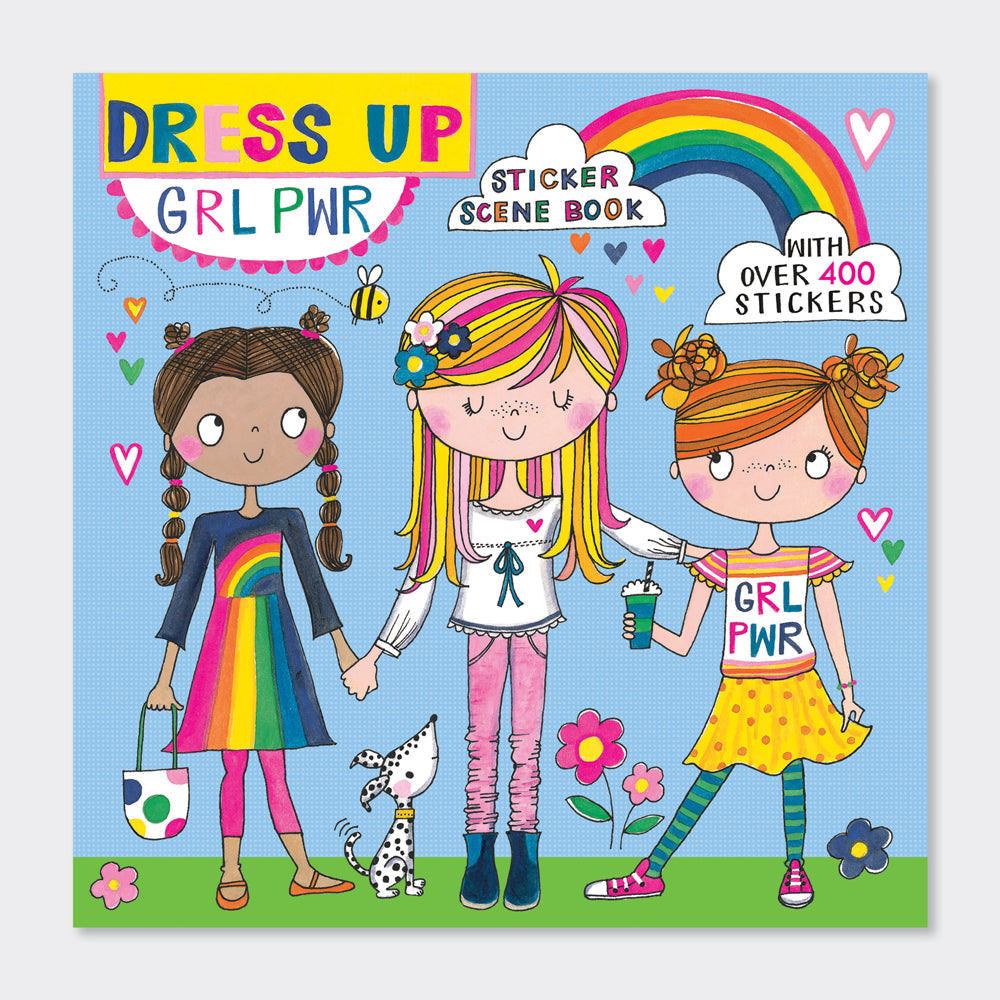 Rachel Ellen - Libro de colorear y actividades de la escena de pegatinas Grl Pwr