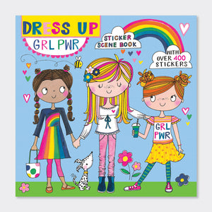 Rachel Ellen - Libro de colorear y actividades de la escena de pegatinas Grl Pwr