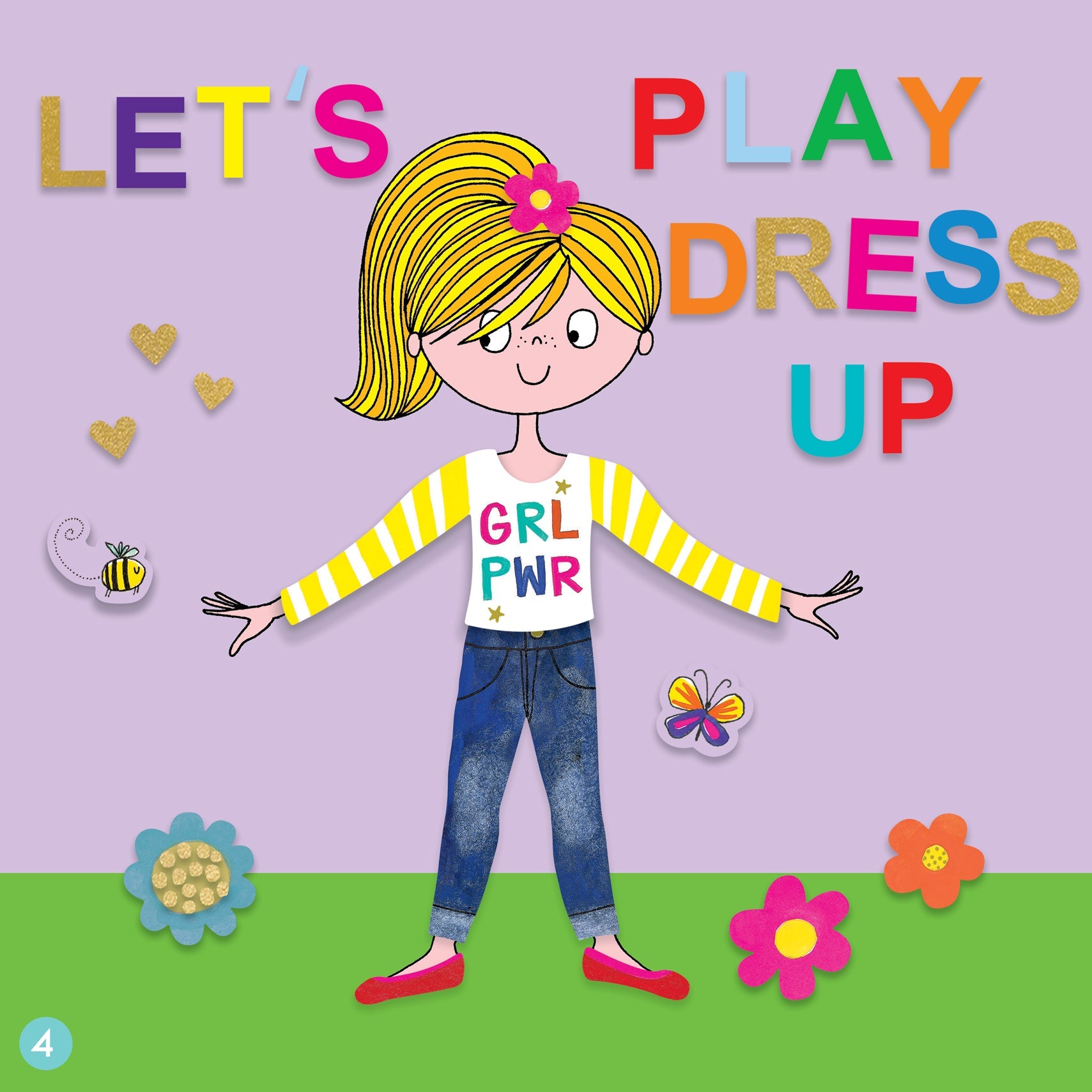 Rachel Ellen - Libro de colorear y actividades de la escena de pegatinas Grl Pwr