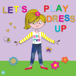 Rachel Ellen - Libro de colorear y actividades de la escena de pegatinas Grl Pwr