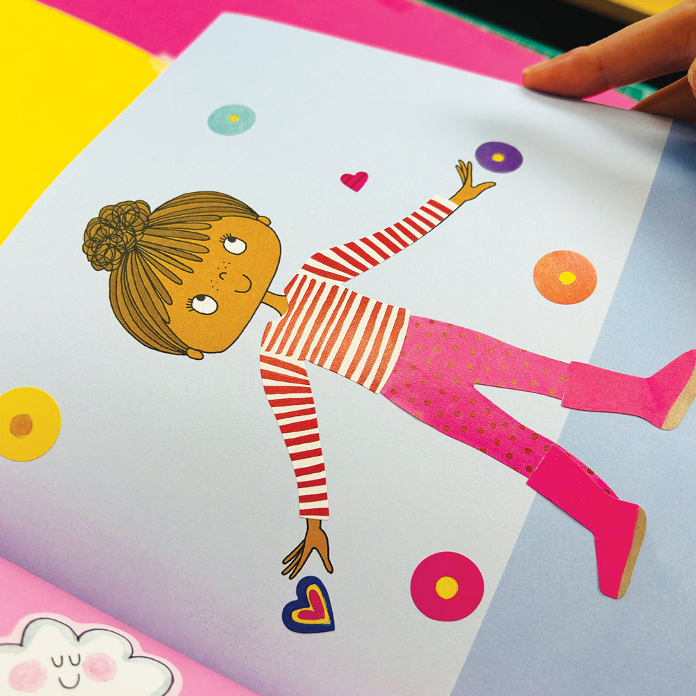 Rachel Ellen - Libro de colorear y actividades de la escena de pegatinas Grl Pwr