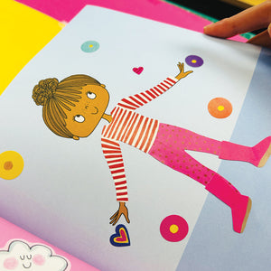 Rachel Ellen - Libro de colorear y actividades de la escena de pegatinas Grl Pwr