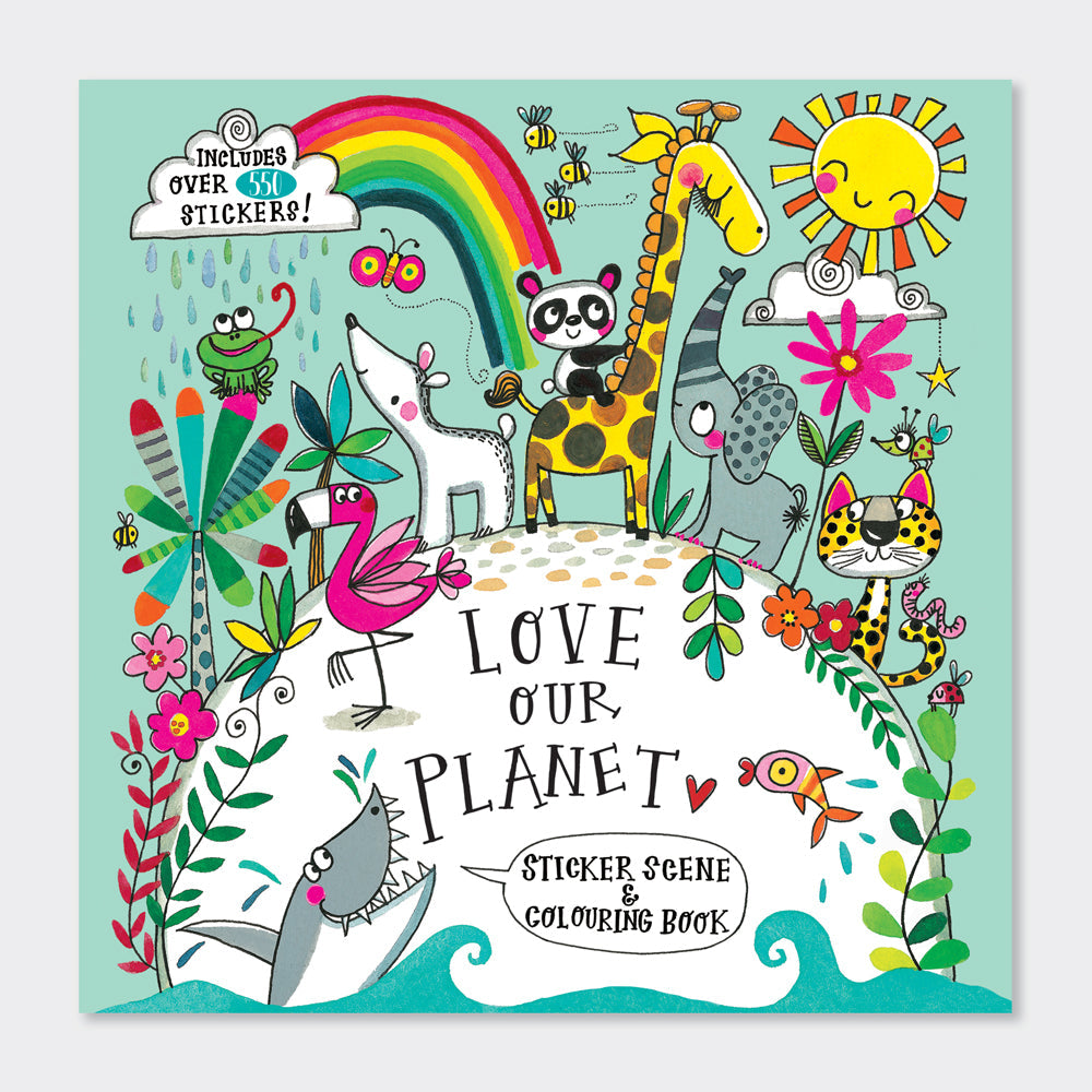 Rachel Ellen - Nuestro Planeta de Amor Libro de Colorear y Pegatinas