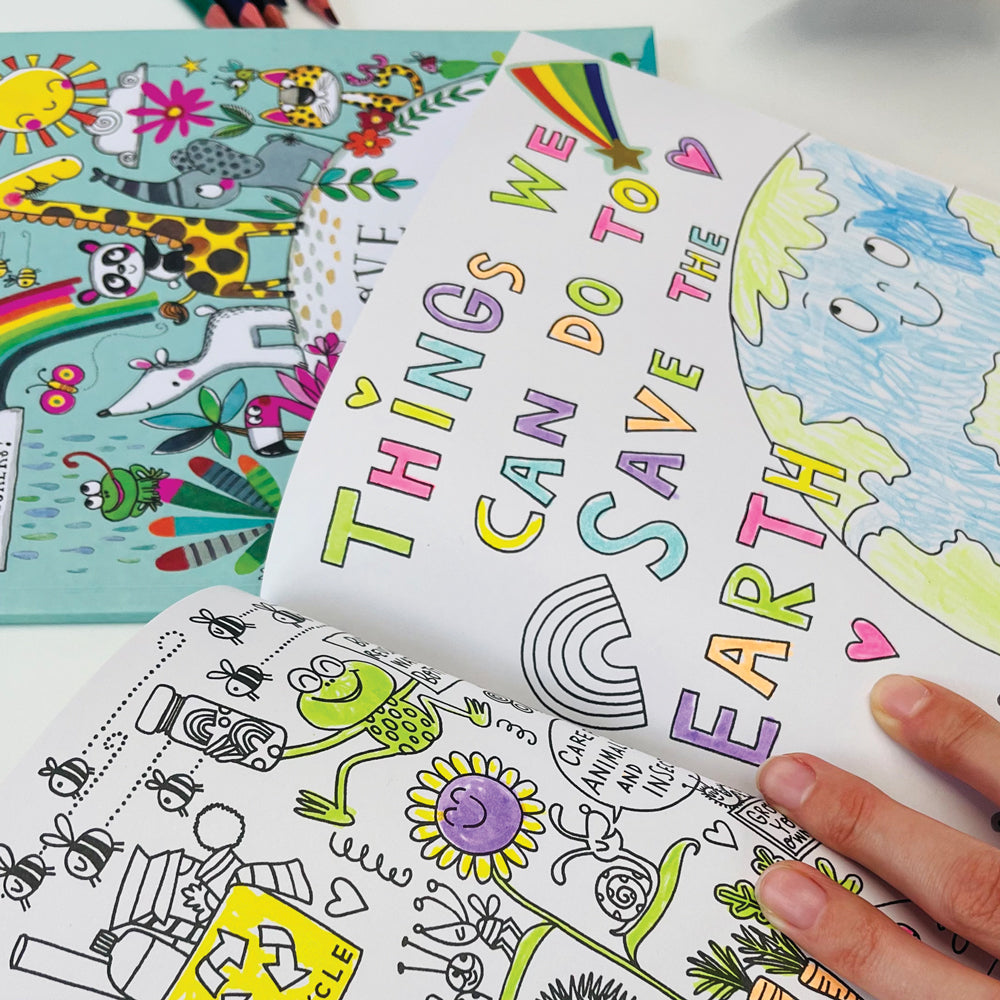 Rachel Ellen - Nuestro Planeta de Amor Libro de Colorear y Pegatinas